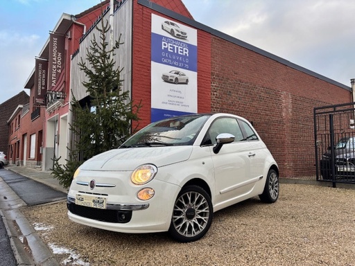 Fiat 500 LOUNGE leder-airco-alu velgen 2014 GARANTIE !